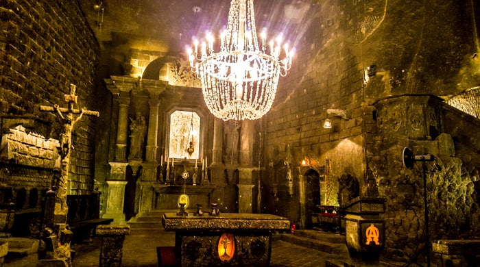 Wieliczka Salt mine Krakow Poland