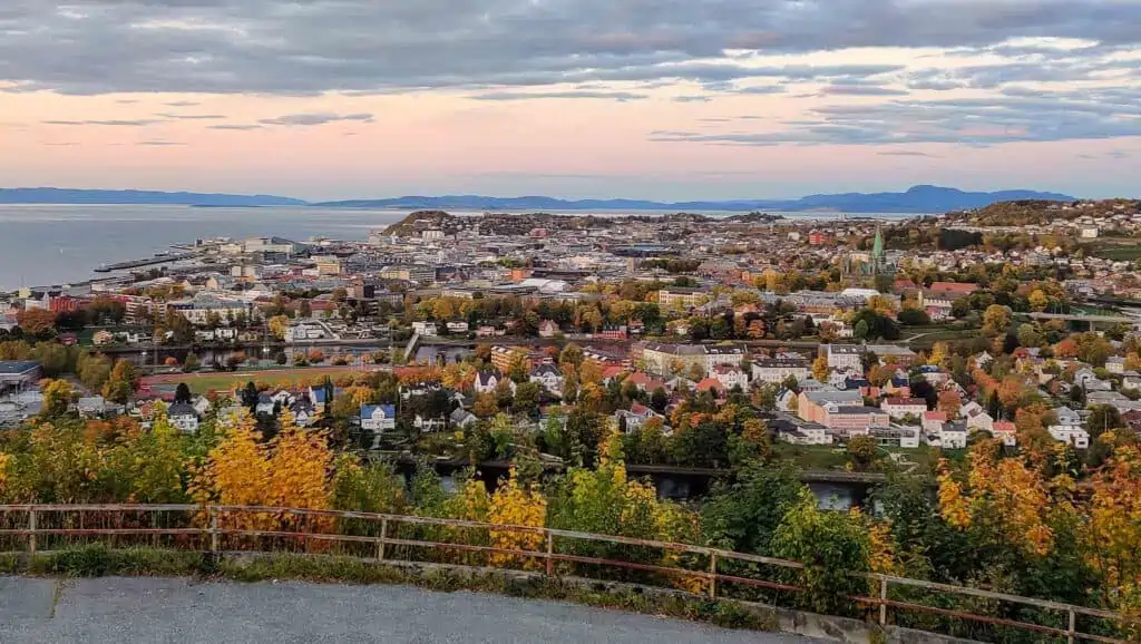 View of Trondheim from Utsikten